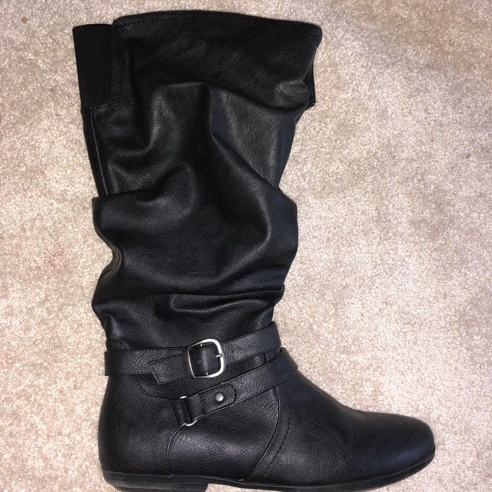 Black tall boots for fall